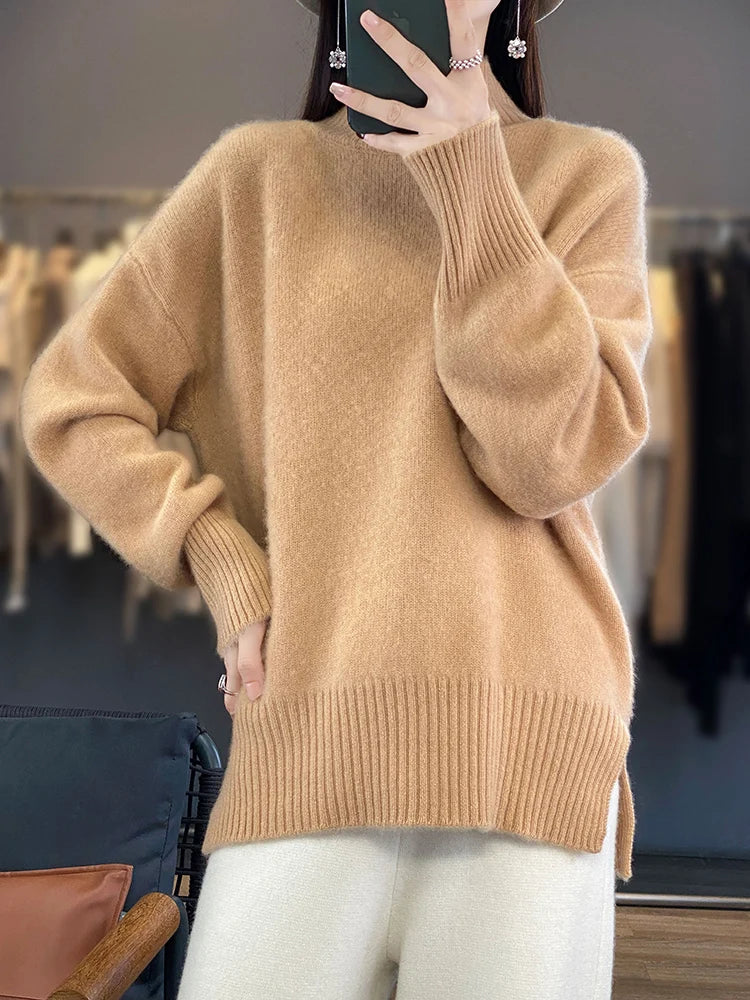 MERINO MOCK SWEATER