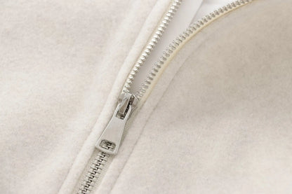 CROPPED ZIP JACKET