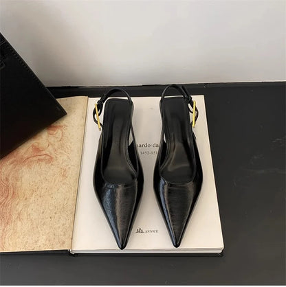 POINTED TOE MULES