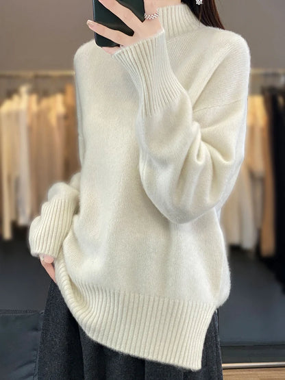 MERINO MOCK SWEATER