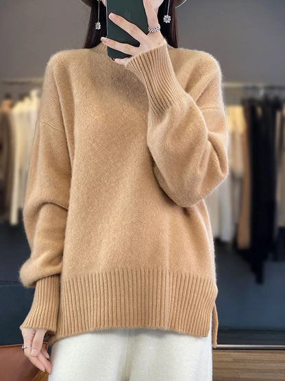 MERINO MOCK SWEATER